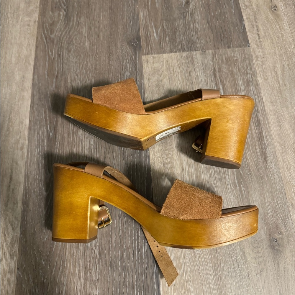 Seychelles Suede Platform Sandals
